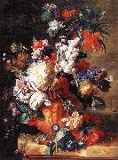 HUYSUM, Jan van Bouquet of Flowers in an Urn sf Germany oil painting artist